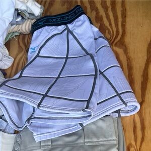 Mizuno White Sliding Shorts